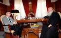 Συνάντηση του Αρχιεπισκόπου με τον Υφυπουργό Εξωτερικών κ. Ακη Γεροντόπουλο