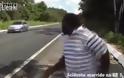 Τροχαίο διακόπτει ρεπορτάζ στον δρόμο [video]