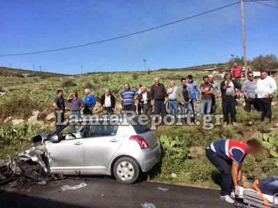 Λαμία: Γερό μπαμ με τραυματίες στις στροφές της Αγίας Παρασκευής - Φωτογραφία 6