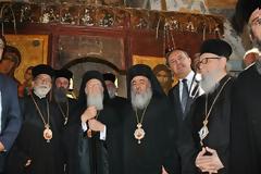 Ο ΥΜΑΘ στο πατριαρχικό τρισάγιο στο μνημείο του ολοκαυτώματος στο Χορτιάτη