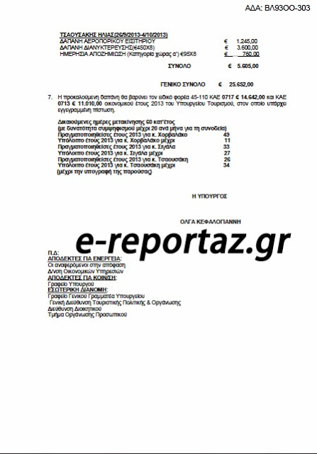 Η κ. Κεφαλογιάννη ενέκρινε … στον εαυτό της 25.000€ - Φωτογραφία 4