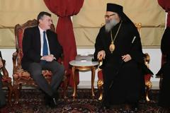 Συνάντηση ΥΦΥΠΕΞ Κυριάκου Γεροντόπουλου με τον  Πατριάρχη Αντιοχείας κ.Ιωάννη