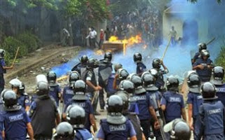 Πέντε νεκροί διαδηλωτές στο Μπαγκλαντές - Φωτογραφία 1