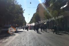 ΣΥΜΒΑΙΝΕΙ ΤΩΡΑ: Αντιφασιστική πορεία στο κέντρο της Αθήνας [photos+video]
