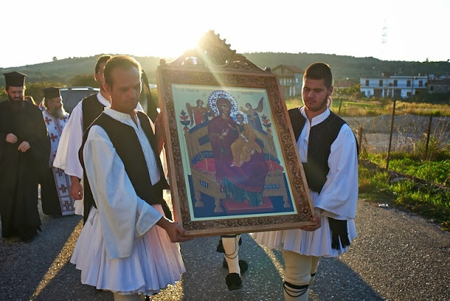 3767 - Υποδοχή αντιγράφου Ιεράς Εικόνας Παναγίας Παντανάσσης στο Αγρίνιο (Φωτο) - Φωτογραφία 2