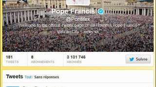 Ο λογαριασμός του Πάπα στο twitter ξεπέρασε τους 10 εκ. followers - Φωτογραφία 1