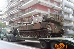Έκαναν την εμφάνιση τους τα πρώτα μηχανοκίνητα τμήματα του στρατού για την παρέλαση στη Θεσσαλονίκη