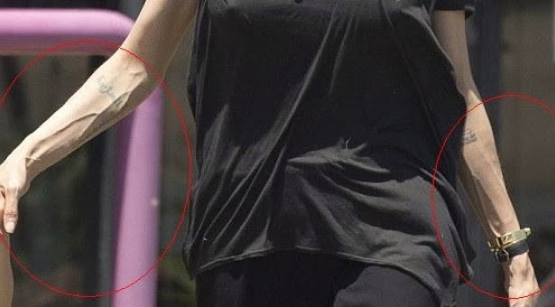 Σοκάρουν τα κοκαλιάρικα χέρια της Angelina Jolie - Φωτογραφία 3