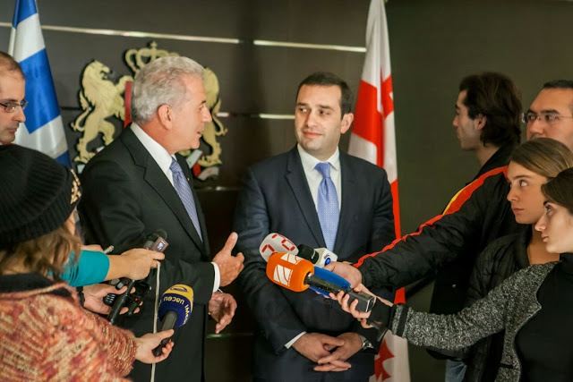 Δηλώσεις ΥΕΘΑ Δημήτρη Αβραμόπουλου και Υπουργού Άμυνας της Γεωργίας Ιrakli Αlasania μετά τη συνάντησή τους στην Τιφλίδα - Φωτογραφία 5