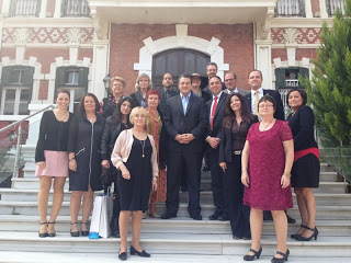 Η κοινοβουλευτική ομάδα φιλίας Σουηδίας Ελλάδας στον περιφερειάρχη κ. Μακεδονίας Απ. Τζιτζικώστα - Φωτογραφία 1