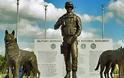 ΗΠΑ: Τιμούν σκύλους - στρατιώτες με μνημείο