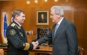 Συνάντηση ΥΕΘΑ Δημήτρη Αβραμόπουλου με τον Αρχηγό του Πολεμικού Ναυτικού της Ρωσικής Ομοσπονδίας - Φωτογραφία 1