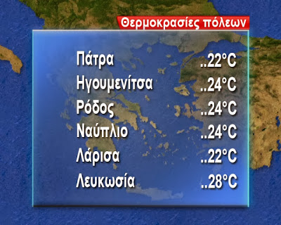 Ο καιρός της Παρασκευής 1/11 - Φωτογραφία 7