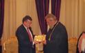Συνάντηση Άκη Κυριάκου Γεροντόπουλου με τον Αρχιεπίσκοπο Κύπρου κ.κ.Χρυσόστομο