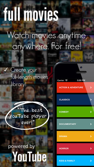 Full Movies: AppStore free και δείτε τις αγαπημένες σας ταινίες - Φωτογραφία 3