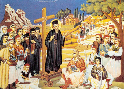 3795 - Ο Άγιος Κοσμάς ο Αιτωλός (Φιλοθεΐτης) για την Αργία της Κυριακής - Φωτογραφία 1