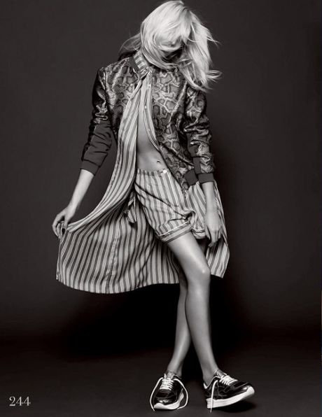 Η Κάντις Σουάνπολ σέξι και δυναμική στο εξώφυλλο του Elle - Φωτογραφία 8