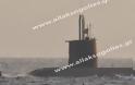 Επίδειξη δύναμης από τούρκικο υποβρύχιο ανοιχτά της Ρόδου (Video + Pics) - Φωτογραφία 1