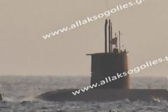 Επίδειξη δύναμης από τούρκικο υποβρύχιο ανοιχτά της Ρόδου (Video + Pics)