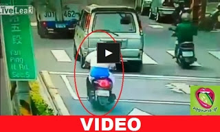 Δείτε πώς γλίτωσε ο μοτοσικλετιστής από σίγουρο θάνατο! (βίντεο) - Φωτογραφία 1
