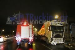 Φωτογραφίες από το ατύχημα στη γέφυρα Ροσινιόλ τα ξημερώματα