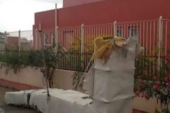 Σοβαρές ζημιές στο 11ο γυμνάσιο Αχαρνών από ανεμοστρόβιλο