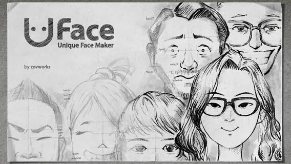 Uface - Unique Face Maker...AppStore free...φτιάξε τα δικά σας σκίτσα - Φωτογραφία 1