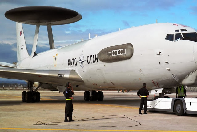 Άφιξη ΝΑΤΟϊκού Αεροσκάφους E-3A AWACS στην 131ΣΜ - Φωτογραφία 1