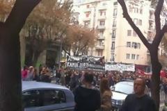 Συλλαλητήριο στο κέντρο της Θεσσαλονίκης κατά της εξόρυξης χρυσού στις Σκουριές