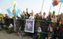 Οι Κούρδοι διαδήλωσαν ενάντια στον τοίχο της ντροπής