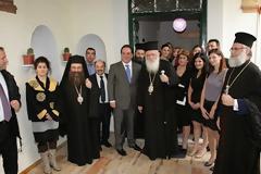 Ο Αρχιεπίσκοπος  κ. Ιερώνυμος στο Κέντρο Ημέρας Ψυχικής Υγείας της «Αποστολής» στη Χίο