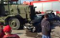 Σύγκρουση στρατιωτικού οχήματος με ΙΧ στη Ρόδο με έναν νεκρό