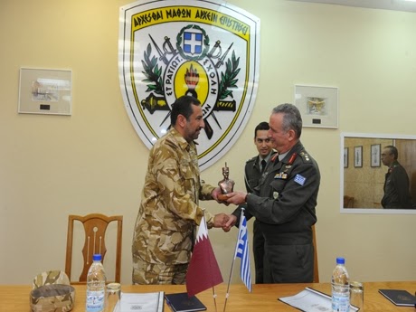 Επίσκεψη Αντιπροσωπείας Αξιωματικών της Στρατιωτικής Ακαδημίας του Κατάρ στη ΣΣΕ - Φωτογραφία 1