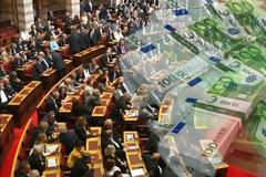 Τα δύο κόμματα χρωστάνε πάνω απο 255 εκ ευρώ στις τράπεζες! Θα τους γίνει κατάσχεση;;;