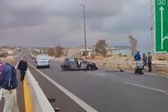 Ένα ακόμη τροχαίο στους δρόμους της Κρήτης