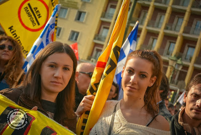 Φωτογραφίες από τη μεγαλειώδη πορεία για το Πολυτεχνείο - 40 χρόνια μετά ο αγώνας δε σταματά - Φωτογραφία 6