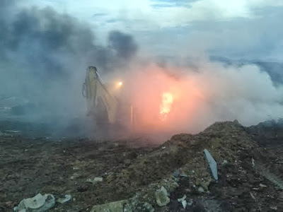 Φωτιά σε χωματερή του Δήμου Τριφυλίας! - Φωτογραφία 2
