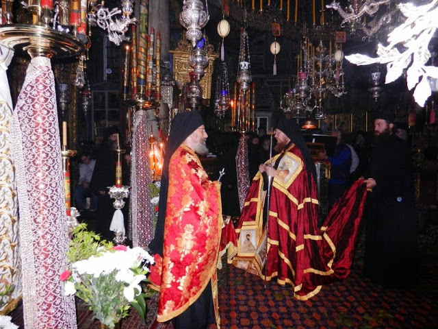 3886 - Λαμπρός  ο  εορτασμός των  Παμμεγίστων  Ταξιαρχών στην  εορτάζουσα Ιερά  Μονή  Δοχειαρίου Αγίου  Όρους - Φωτογραφία 3
