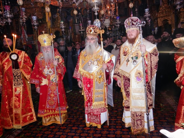 3886 - Λαμπρός  ο  εορτασμός των  Παμμεγίστων  Ταξιαρχών στην  εορτάζουσα Ιερά  Μονή  Δοχειαρίου Αγίου  Όρους - Φωτογραφία 9