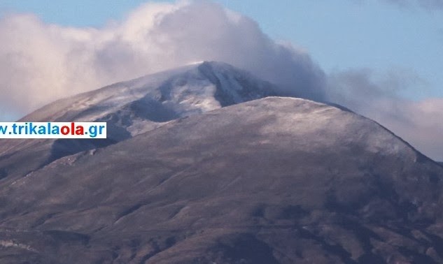 Το πρώτο χιόνι στις κορυφές των Τρικάλων και Καρδίτσας [photo - video] - Φωτογραφία 3