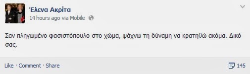 Το καυστικό σχόλιο της Έλενας Ακρίτας για τις δηλώσεις του Νότη Σφακιανάκη - Φωτογραφία 2