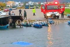 ΜΕΣΟΛΟΓΓΙ:Αυτοκίνητο μέσα στον δίαυλο.Σώος ο οδηγός(ΦΩΤΟ)