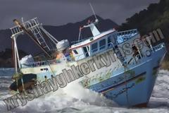 Δουλεμπορικό προσάραξε νύχτα σε ερημική παραλία της Κέρκυρας [Video]
