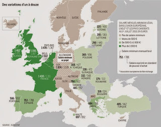Ο μισθολογικός χάρτης της Ευρώπης -Από τους πλέον χαμηλά αμειβόμενους οι Ελληνες - Φωτογραφία 2