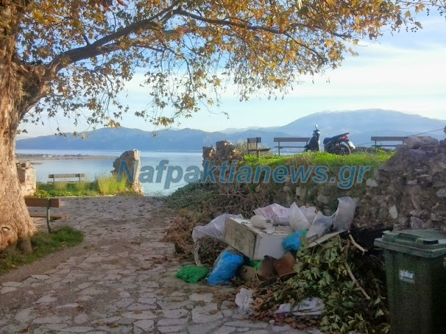 Σκουπιδότοπος στο κάστρο της Ναυπάκτου ! [Photos] - Φωτογραφία 5