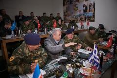Χαιρετισμός ΥΕΘΑ Δημήτρη Αβραμόπουλου στους συμμετέχοντες στην άσκηση «Νυχτερινή Αστραπή 2013» (Φωτορεπορτάζ)
