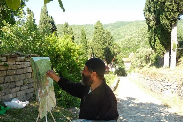 3928 - Το Άγιον Όρος του Κωνσταντίνου Κερεστετζή - Φωτογραφία 1