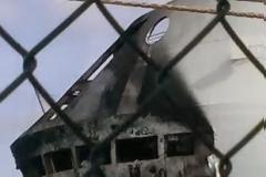 Φωτιά σε κρουαζιερόπλοιο στα ναυπηγεία Χαλκίδας
