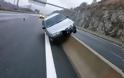 Ατύχημα στην Εγνατία: Ασυνείδητος οδηγός χτύπησε και εγκατέλειψε το όχημα!!! (φωτό)