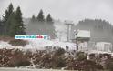 Τα πρώτα χιόνια στα Περτουλιώτικα λιβάδια και στο χιονοδρομικό κέντρο [Video - Photos] - Φωτογραφία 1